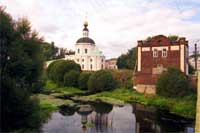 Вид на Богородицкую церковь, XVIII в.
